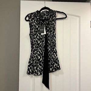 DKNY sleeveless blouse